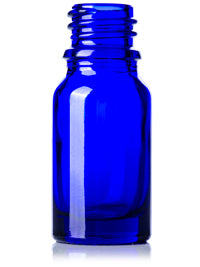10 ML Cobalt Blue Glass Euro Dropper Bottle With 18 Mm Neck Finish - 1 Unit @ $0.50 Per Bottle
